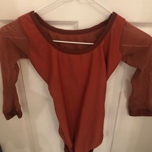 Rust leotard